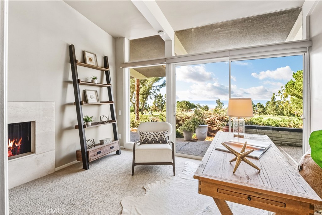 30175 Ave Tranquila Rancho Palos Verdes, CA 90275 - Photo 18 of 35 a living room with furniture and a floor to ceiling window
