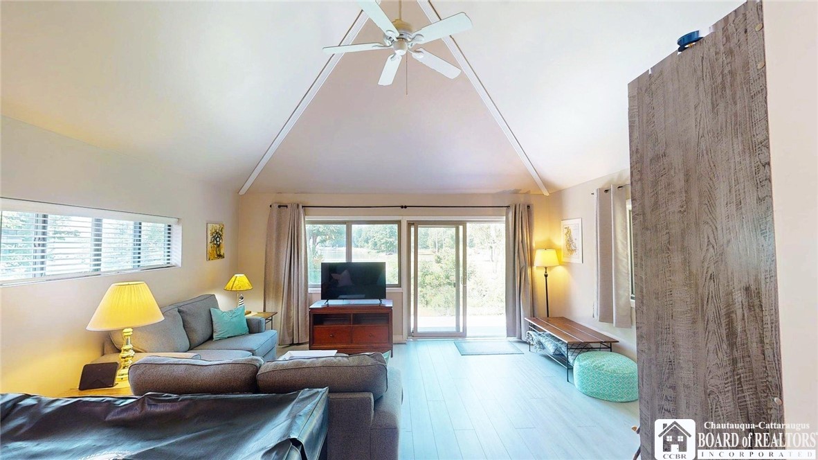 3981 Griffiths Bay Road Ellery, NY 14712 - Photo 36 of 50 Guest house living room looking at the balcony,