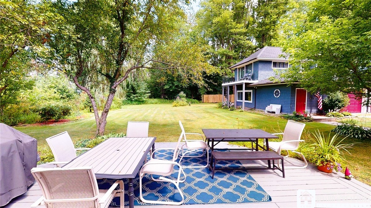 3981 Griffiths Bay Road Ellery, NY 14712 - Photo 5 of 50 Back deck of lake house looking at guest house bal