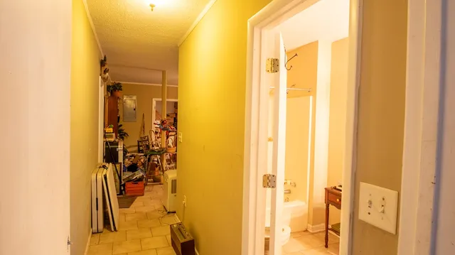 an aerial view of residential house with outdoor space