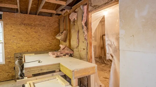 a view of outdoor space with trees