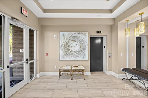 a view of a hallway with interior of the house