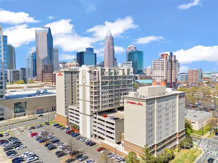 a city view with lot of high rise buildings