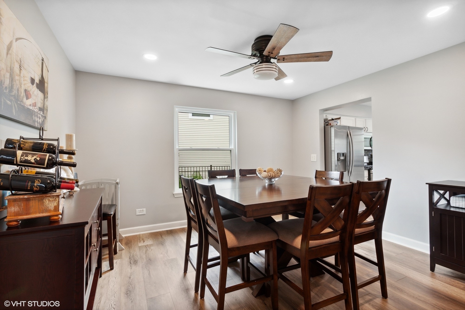 2816 Yosemite Drive Aurora, IL 60503 - Photo 5 of 18 a view of a dining room with furniture and wooden floor