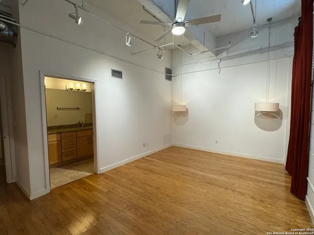 wooden floor in an empty room