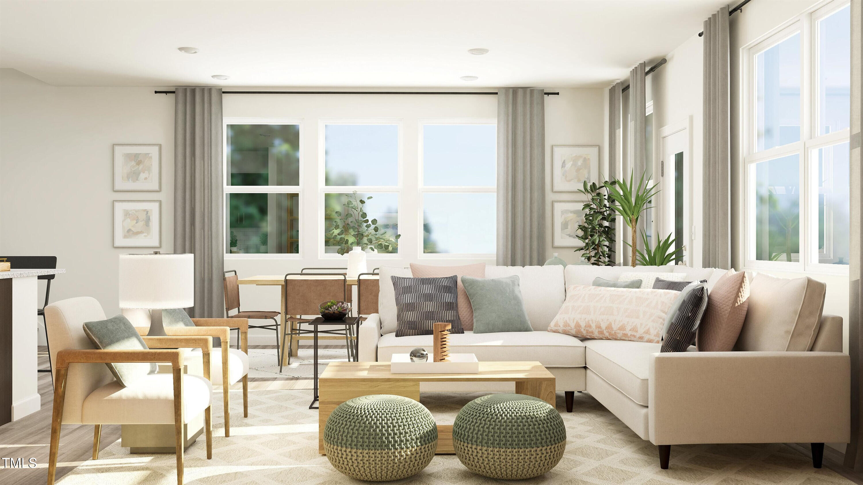 300 Thompson Overlook Way Smithfield, NC 27577 - Photo 17 of 41 a living room with furniture and a large window