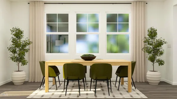 a view of an outdoor space with seating area