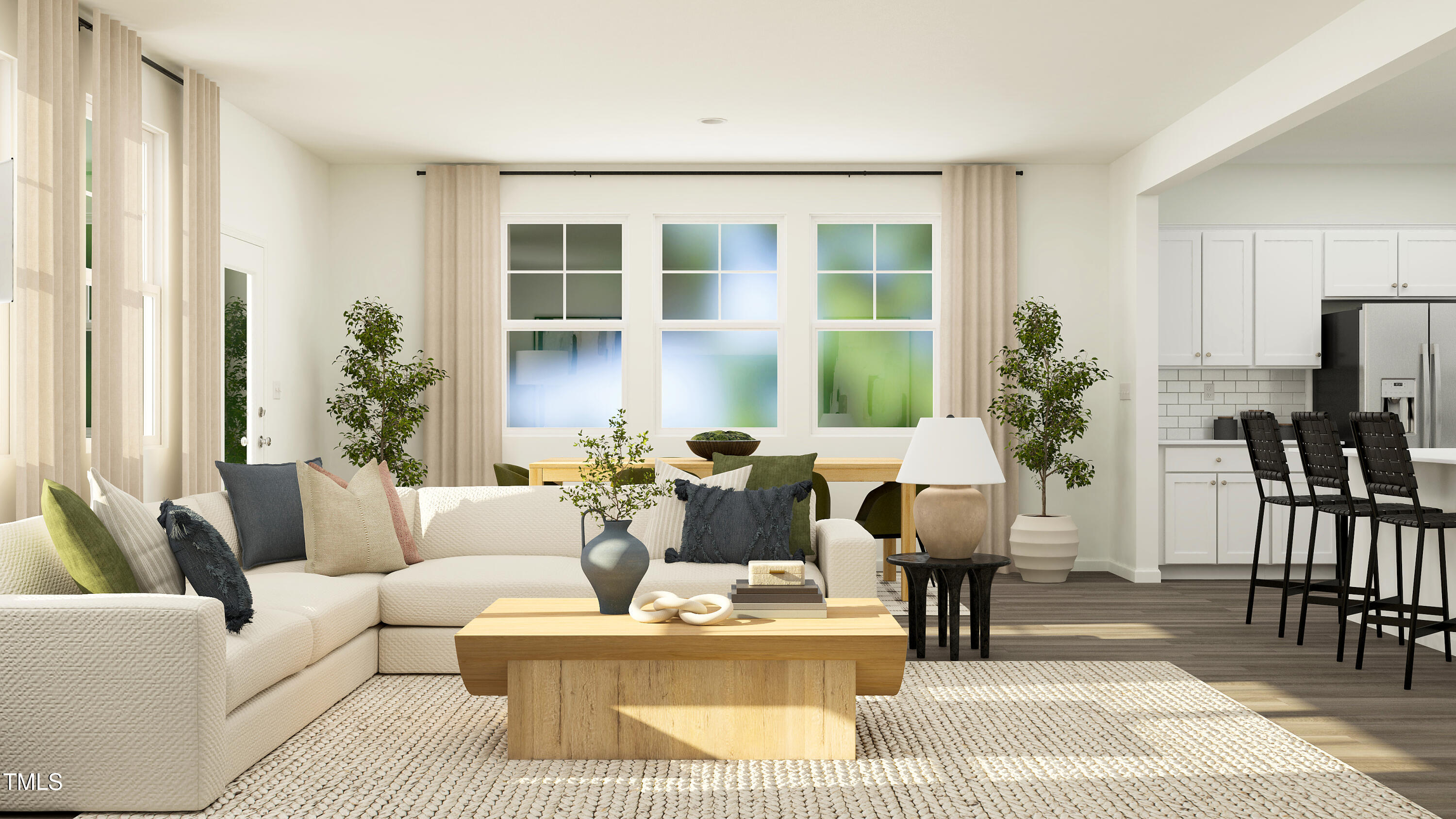 300 Thompson Overlook Way Smithfield, NC 27577 - Photo 30 of 41 a living room with furniture potted plant and a window