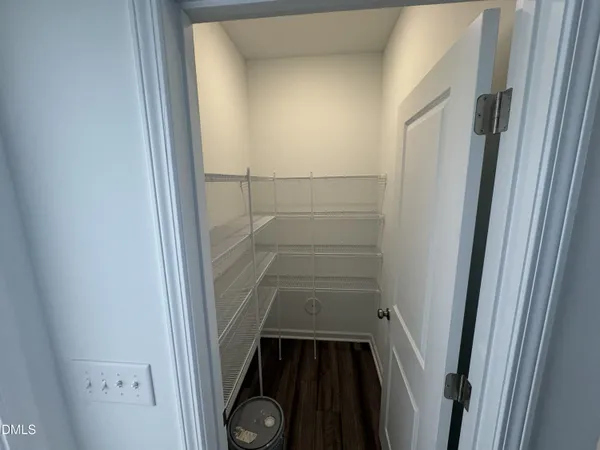 a view of stairs and an empty room