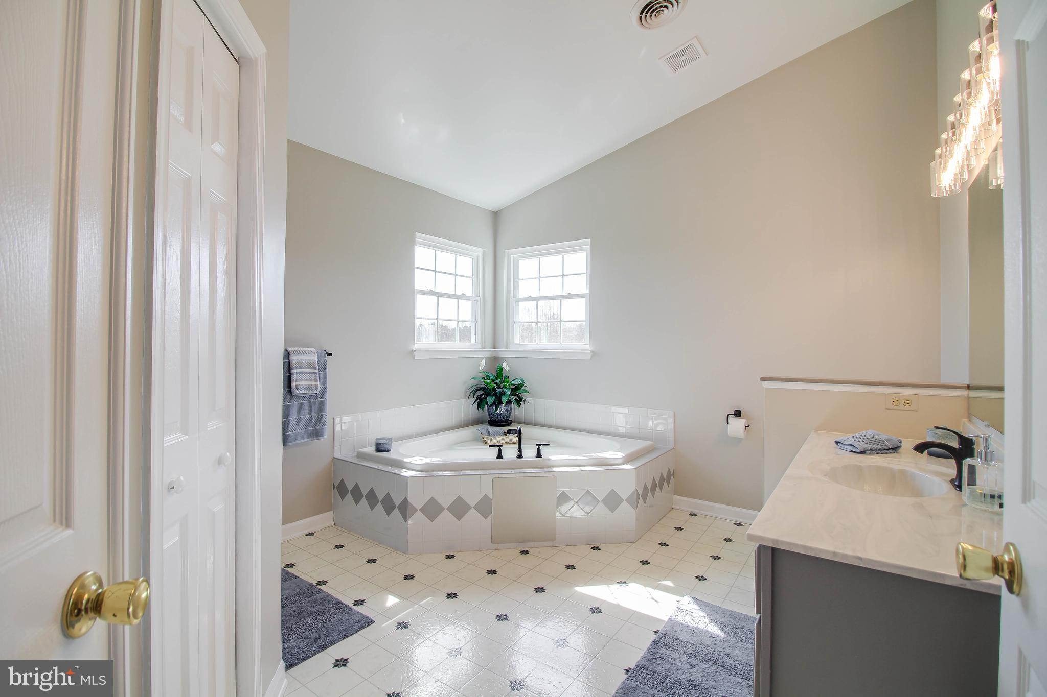 2989 Wheatfield Road Finksburg, MD 21048 - Photo 28 of 54 Primary Bath with deep tub and new windows