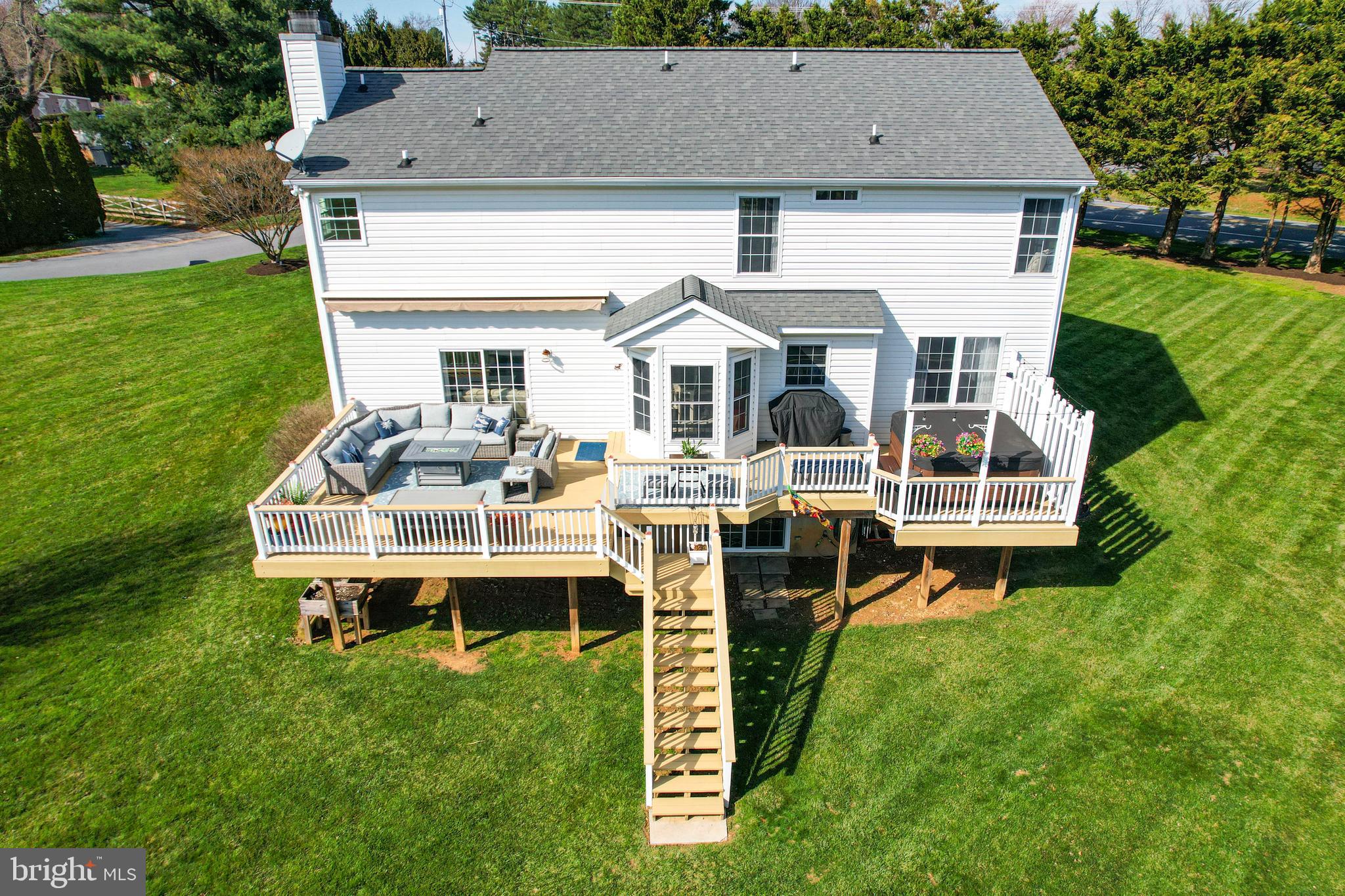 2989 Wheatfield Road Finksburg, MD 21048 - Photo 50 of 54 Back view with expansive deck