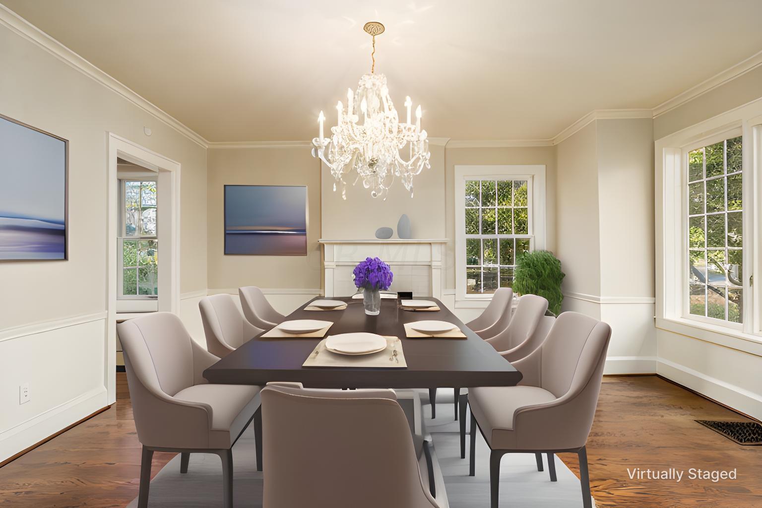 1811 Roxbury Road Columbus, OH 43212 - Photo 7 of 56 Dining Room Virtually Staged
