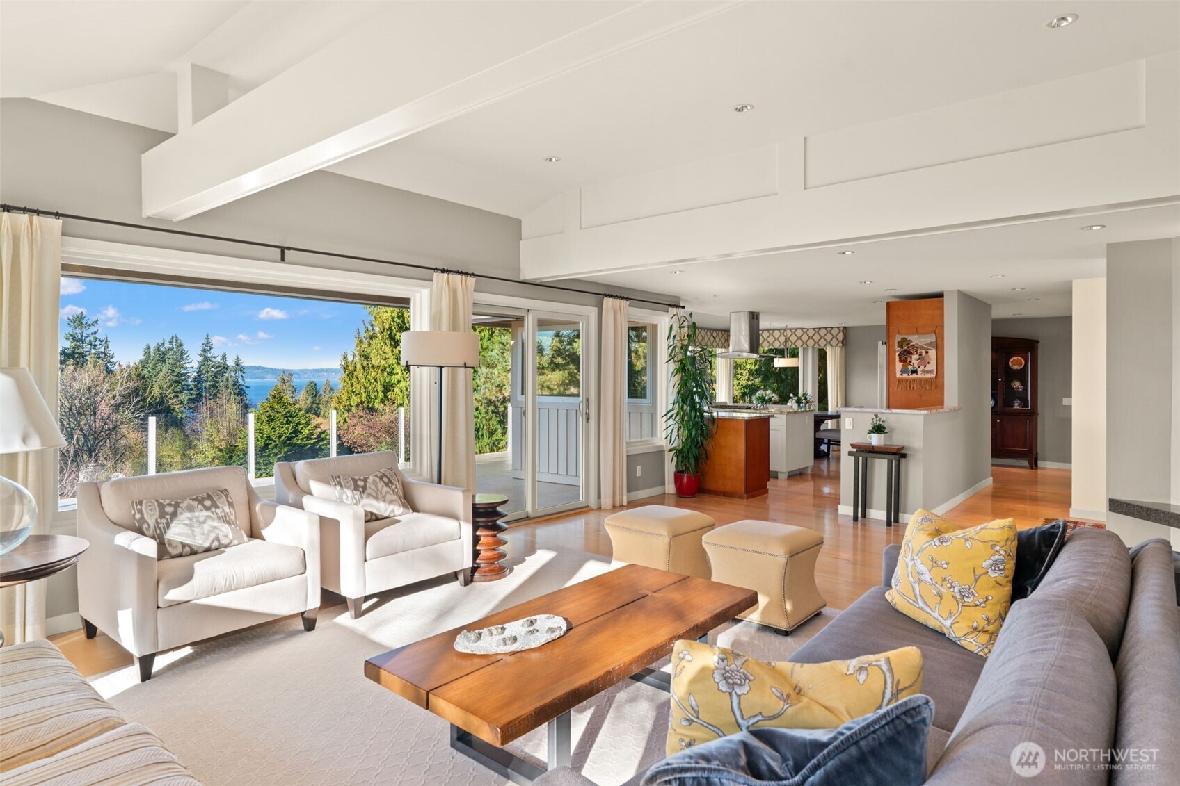 7819 175th Street Southwest Edmonds, WA 98026 - Photo 7 of 40 a living room with furniture and a large window