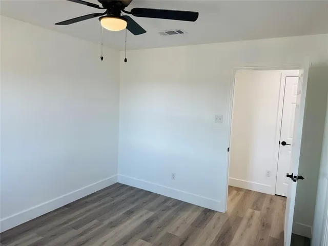 wooden floor in an empty room