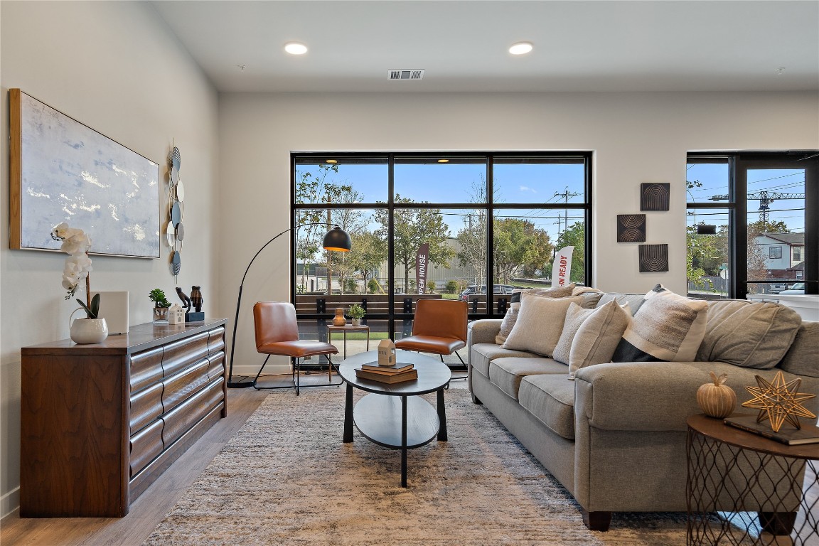 4510 Terry-O Lane, Unit 128 Austin, TX 78745 - Photo 23 of 29 a living room with furniture and a large window