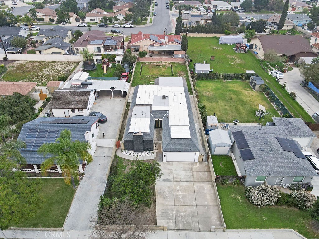 916 North West Street Anaheim, CA 92801 - Photo 25 of 27 an aerial view of a house with a garden
