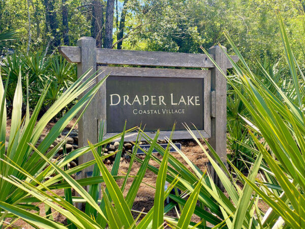draper lake sign