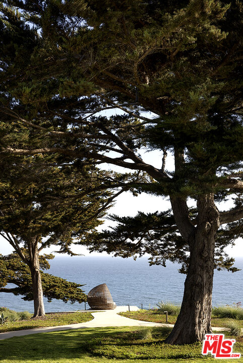 4145 Creciente Drive Santa Barbara, CA 93110 - Photo 14 of 57 a view of swimming pool with mountain in the background