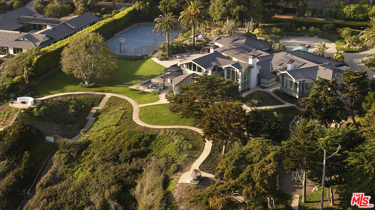 4145 Creciente Drive Santa Barbara, CA 93110 - Photo 57 of 57 an aerial view of a house with a yard