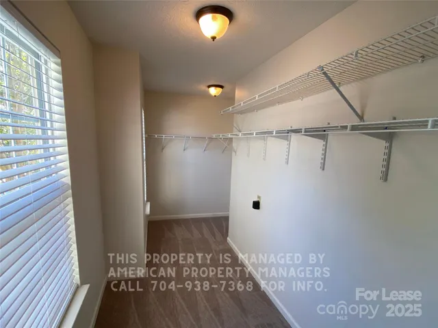 a view of a walk in closet