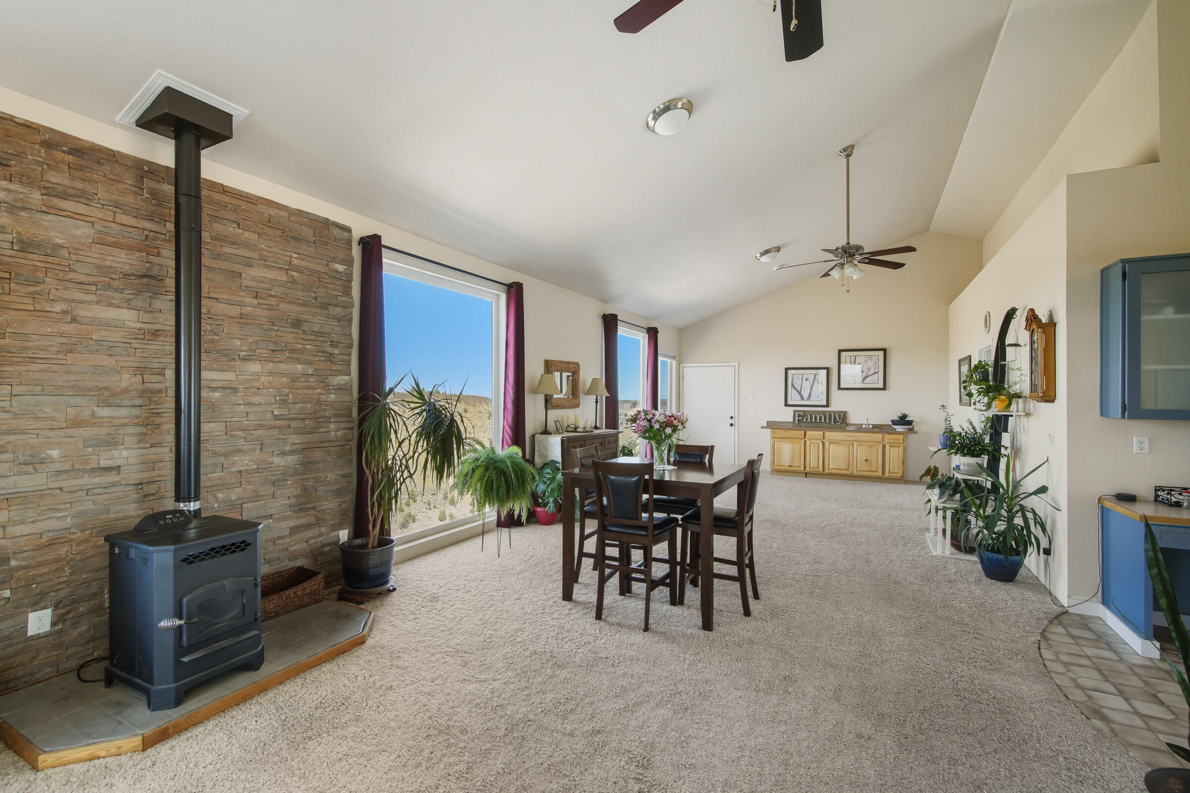 9813 Geneva View Road Terrebonne, OR 97760 - Photo 15 of 43 pellet stove for added ambiance and comfort
