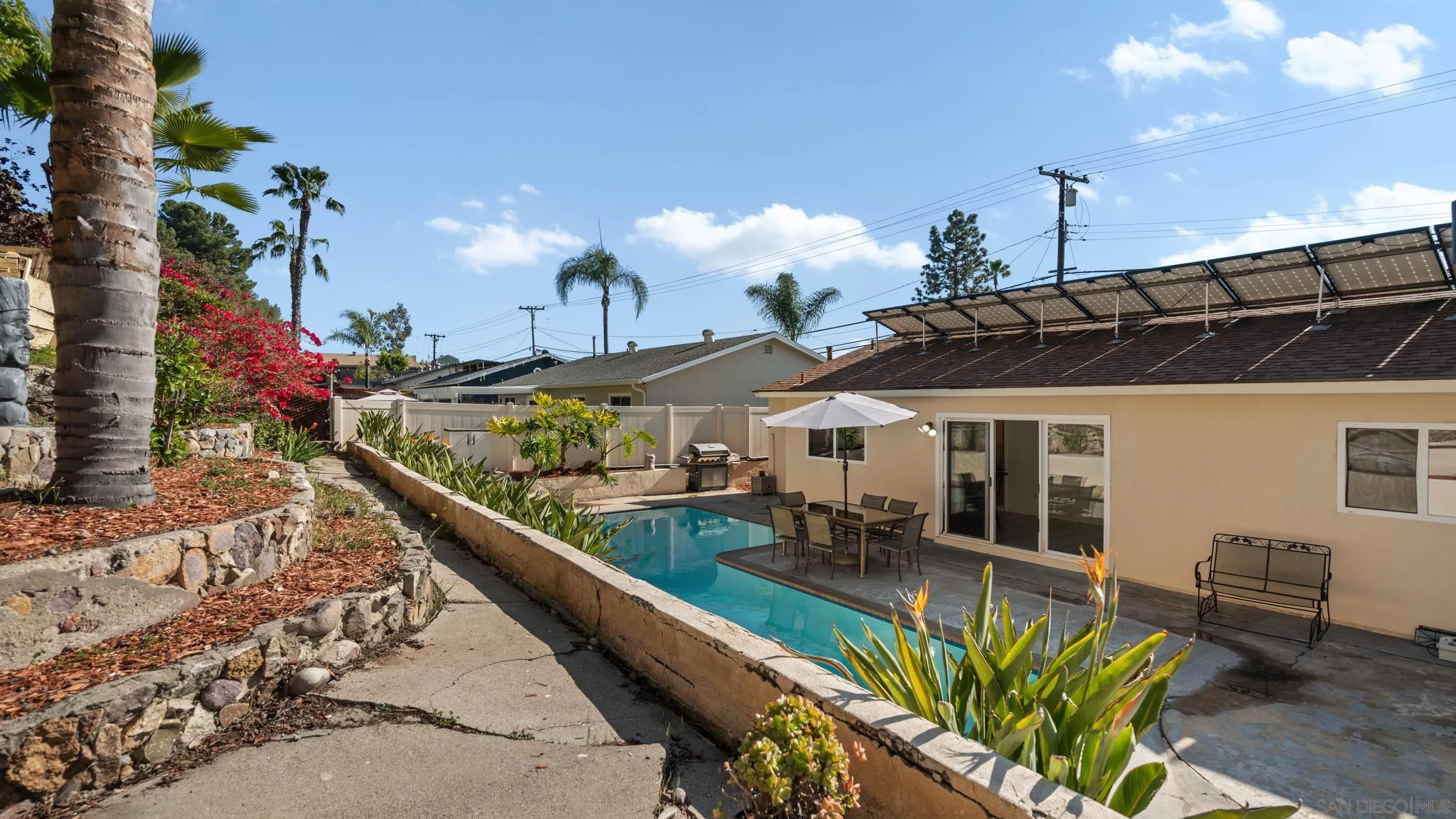 10019 Settle Road Santee, CA 92071 - Photo 33 of 35 a view of a house with chairs in patio