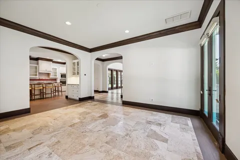 a view of an empty room