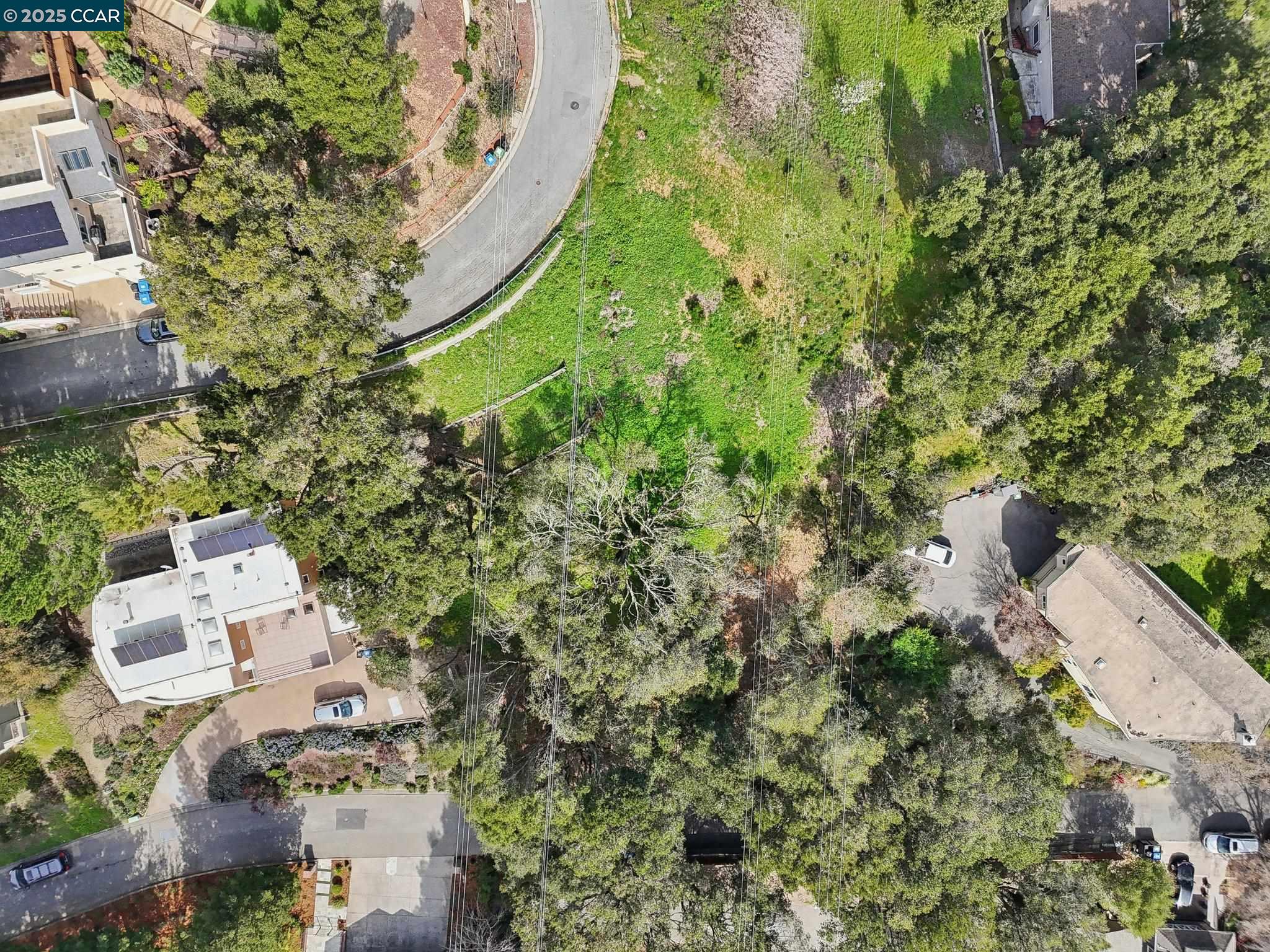 Oak Road Orinda, CA 94563 - Photo 14 of 18 an aerial view of a house with a yard and trees