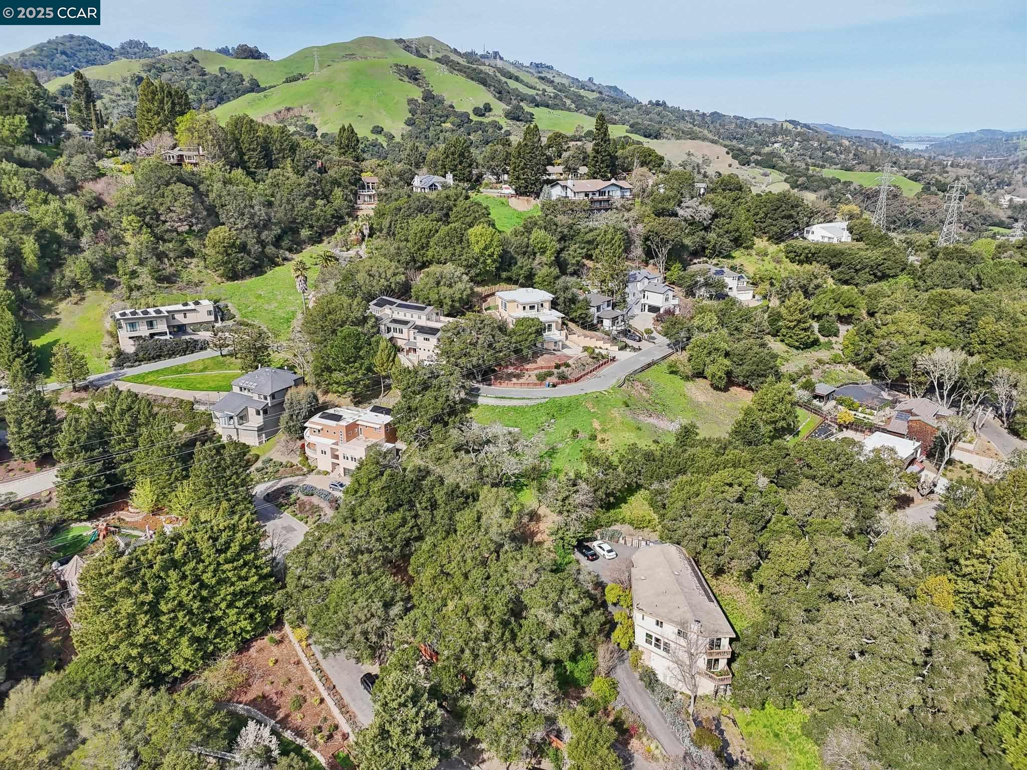 Oak Road Orinda, CA 94563 - Photo 15 of 18 an aerial view of residential houses with outdoor space