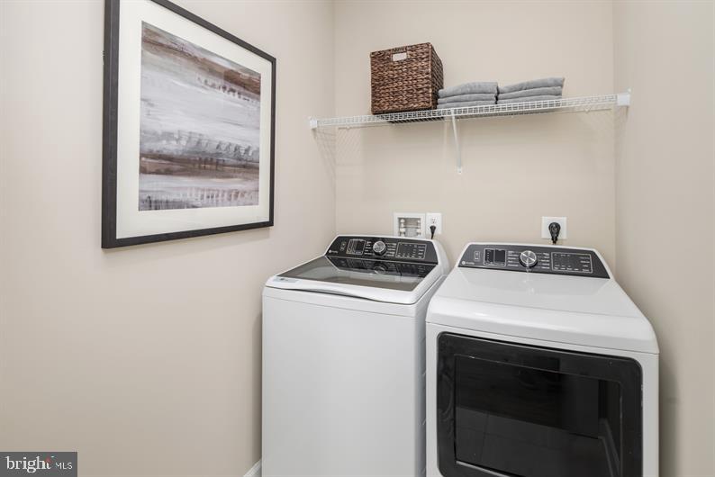 9415 Founders Lane Perry Hall, MD 21128 - Photo 10 of 27 a utility room with dryer and washer