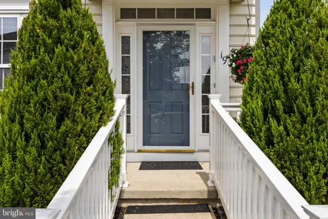 a view of balcony with small plants