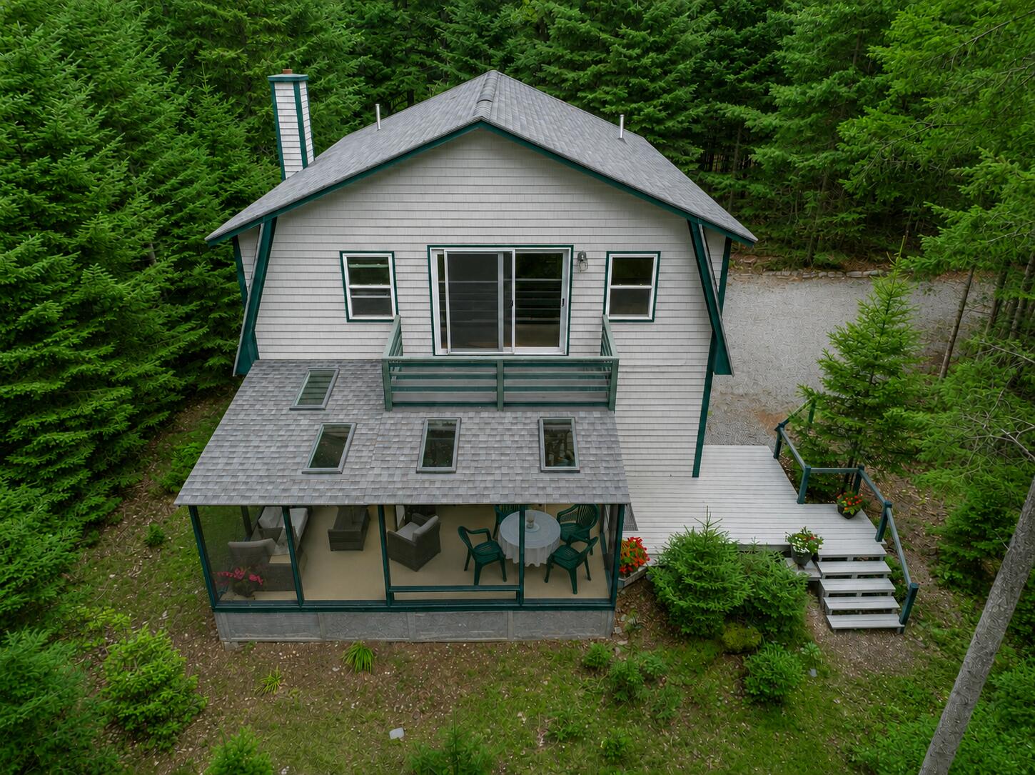 103 Pine Heath Road Bar Harbor, ME 04609 - Photo 4 of 32 Porch Side Drone