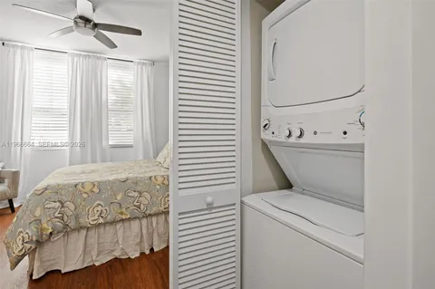 a view of utility room with a window