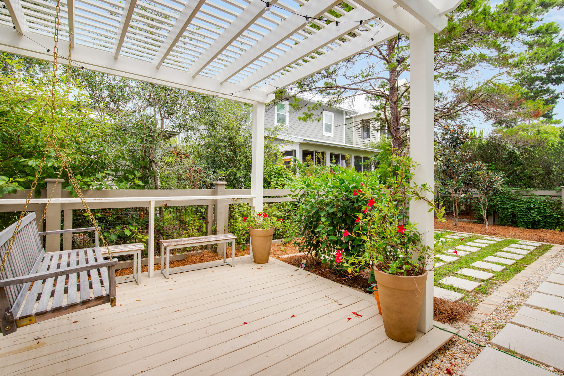 33 Pontchartrain North Santa Rosa Beach, FL 32459 - Photo 19 of 49 a view of a garden with pathway