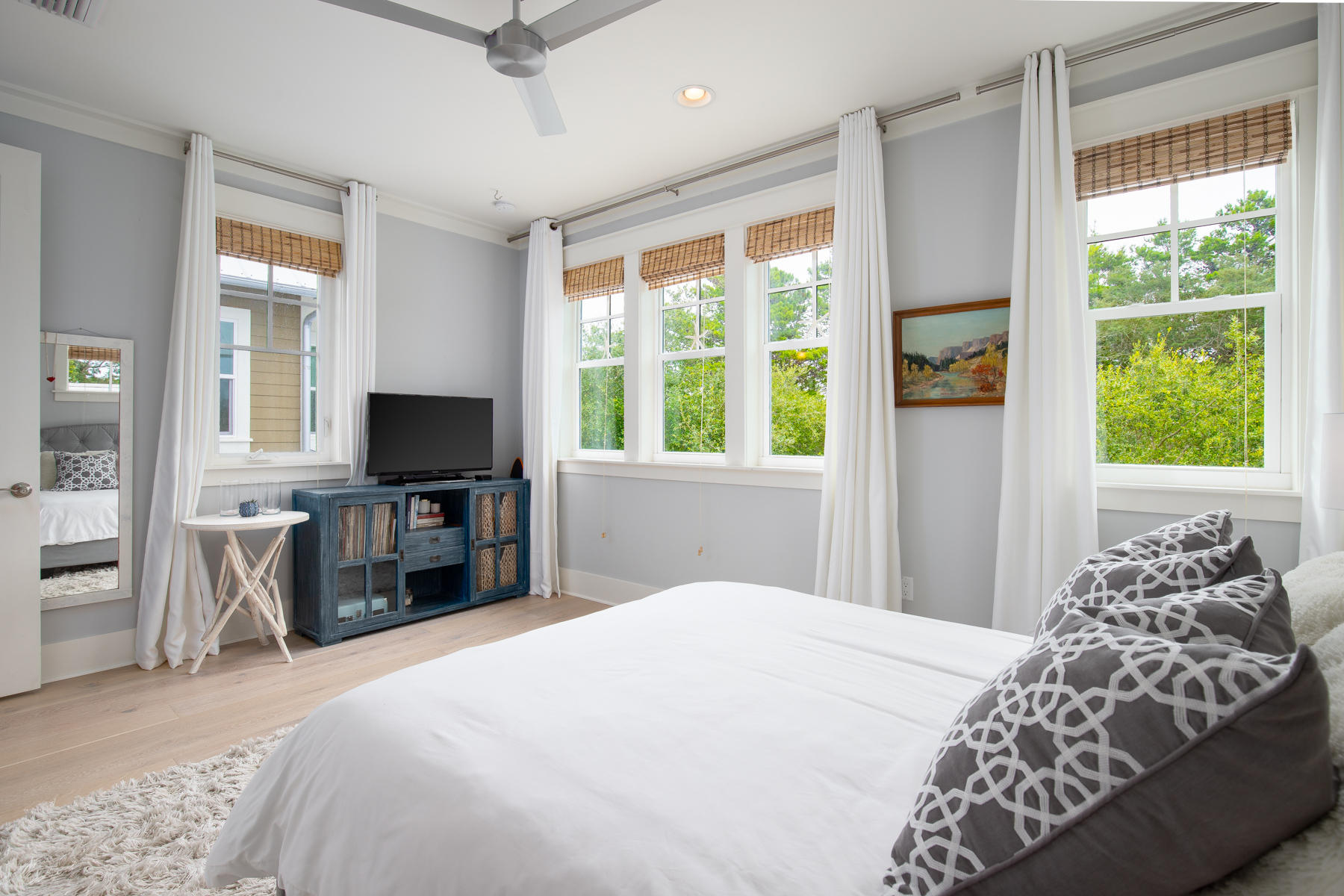 33 Pontchartrain North Santa Rosa Beach, FL 32459 - Photo 25 of 49 a bedroom with a bed and a flat tv screen on dresser