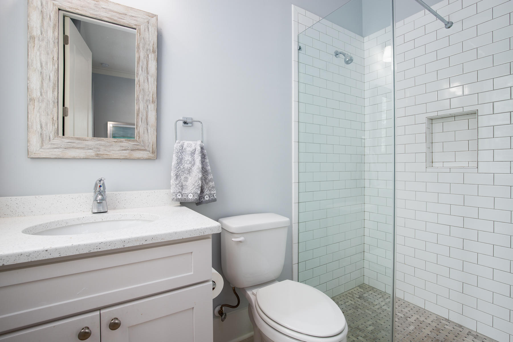 33 Pontchartrain North Santa Rosa Beach, FL 32459 - Photo 26 of 49 a bathroom with a sink a toilet and shower