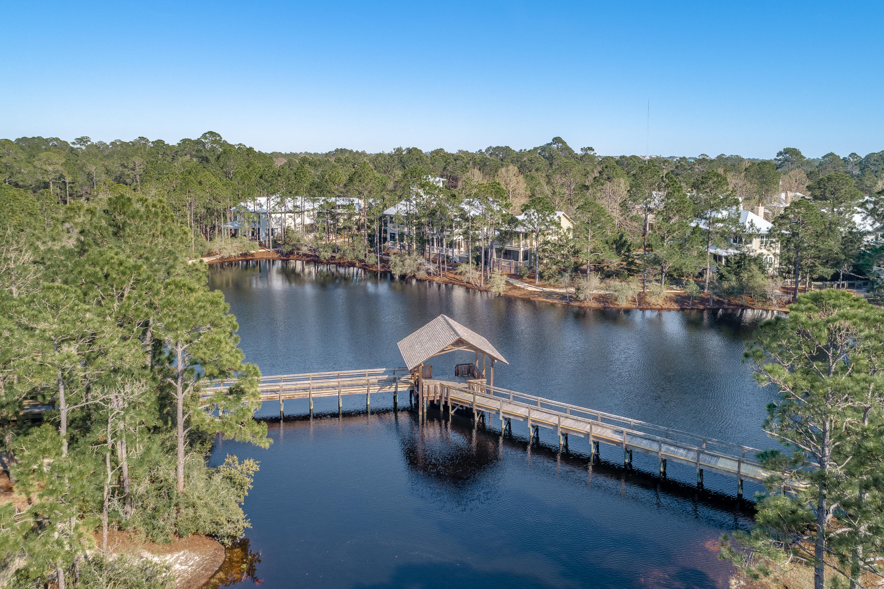 33 Pontchartrain North Santa Rosa Beach, FL 32459 - Photo 29 of 49 an aerial view of a house with a lake view
