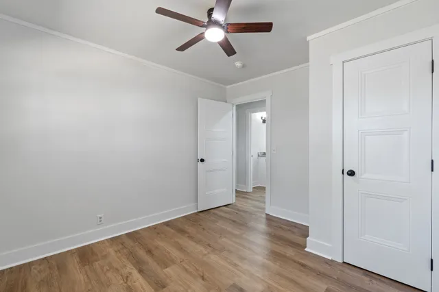 wooden floor in an empty room