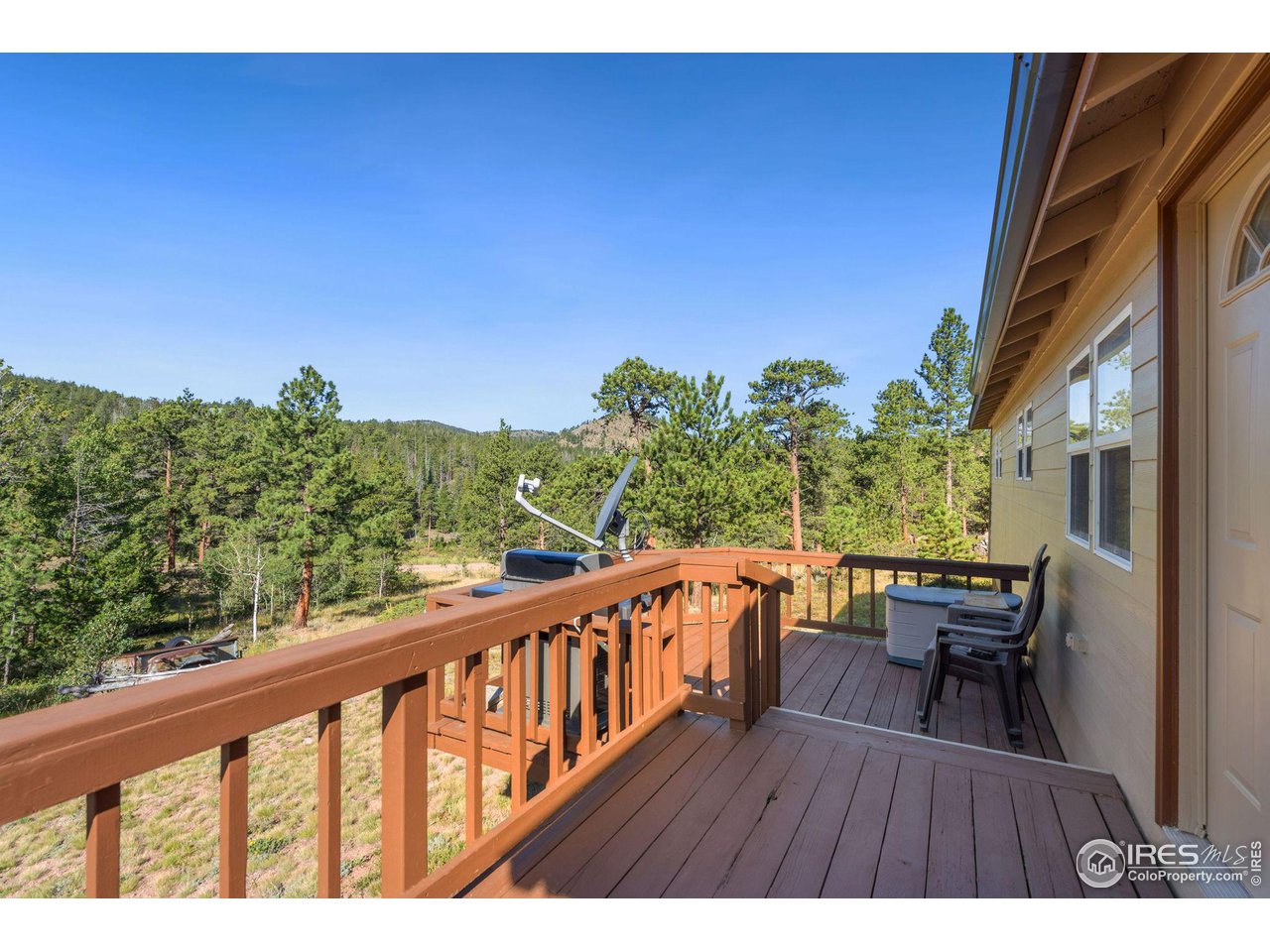 36 Comanche Circle Red Feather Lakes, CO 80545 - Photo 28 of 40 a view of balcony with furniture