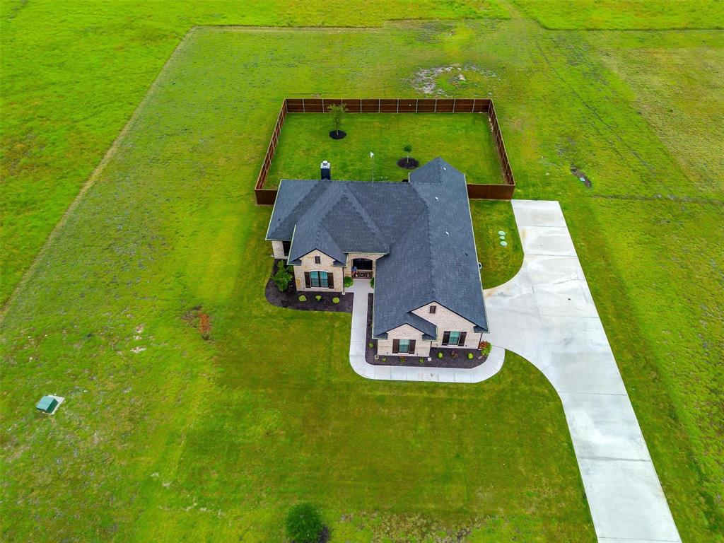 850 McClendon Walker Road Aledo, TX 76008 - Photo 37 of 38 a aerial view of a house with backyard