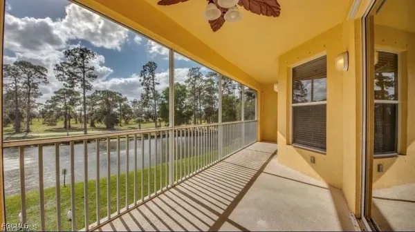 a view of balcony with staircase
