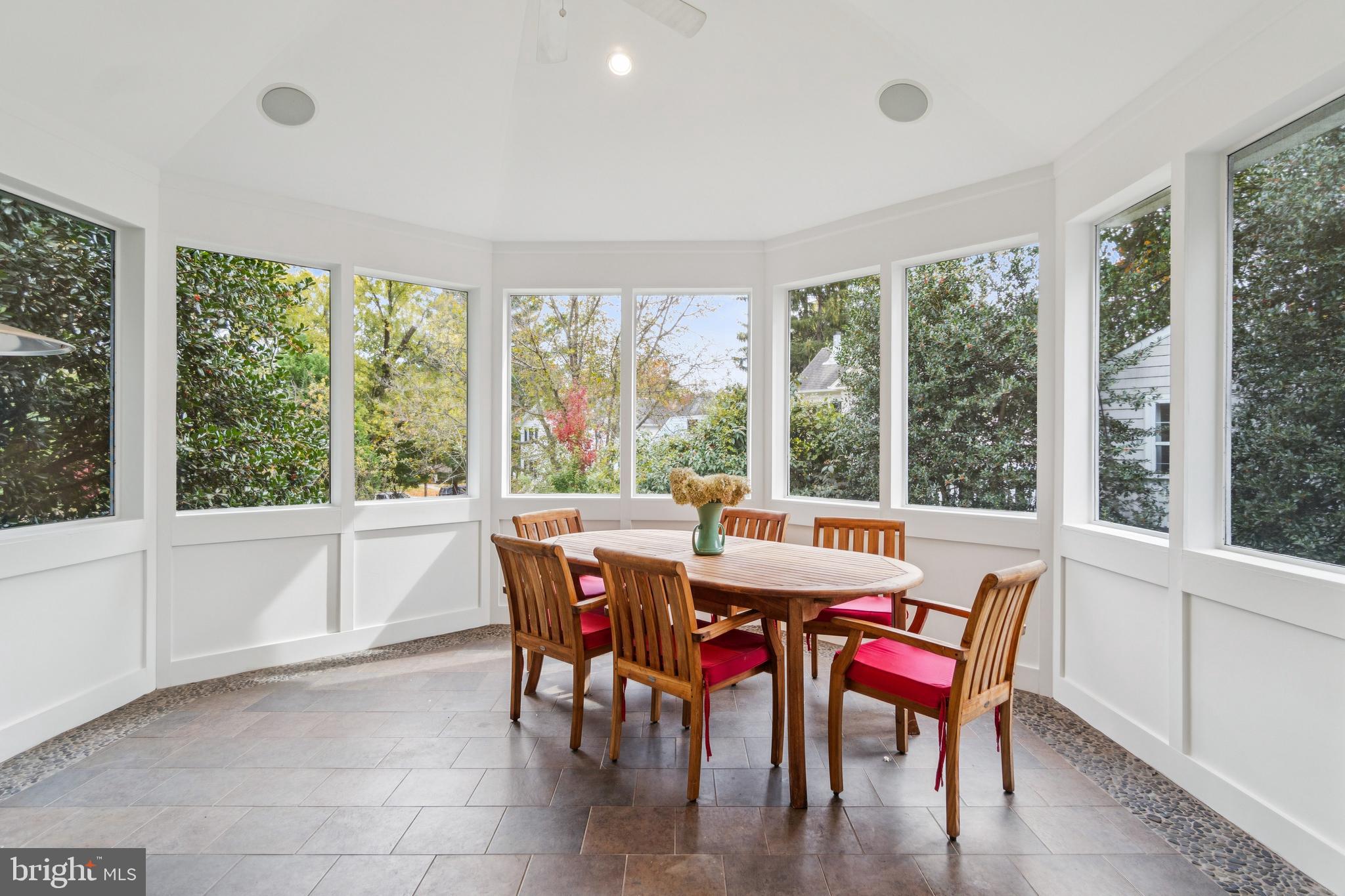 4406 Stanford Street Chevy Chase, MD 20815 - Photo 20 of 49 a view of a dining room with furniture window and outside view