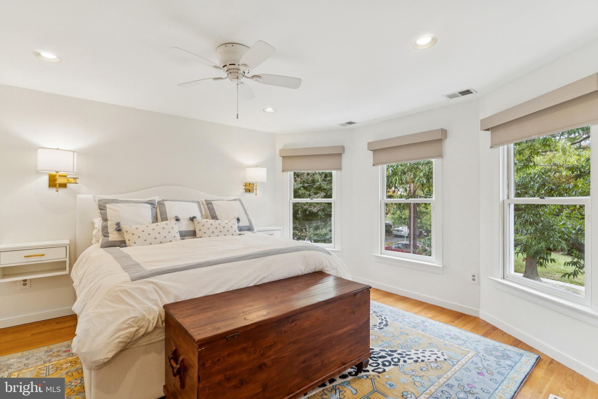 4406 Stanford Street Chevy Chase, MD 20815 - Photo 25 of 49 a bedroom with a bed and a window
