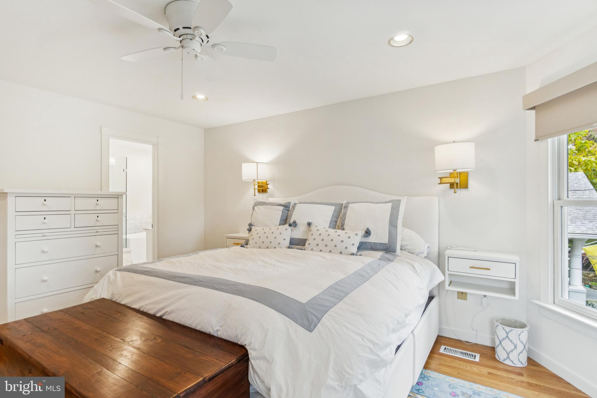 4406 Stanford Street Chevy Chase, MD 20815 - Photo 27 of 49 a bedroom with a bed and a window