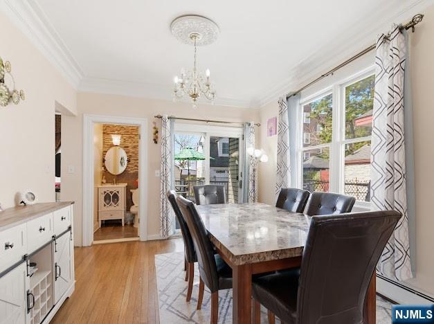 166 Summit Cross Rutherford, NJ 07070 - Photo 10 of 49 a view of a dining room with furniture window and wooden floor