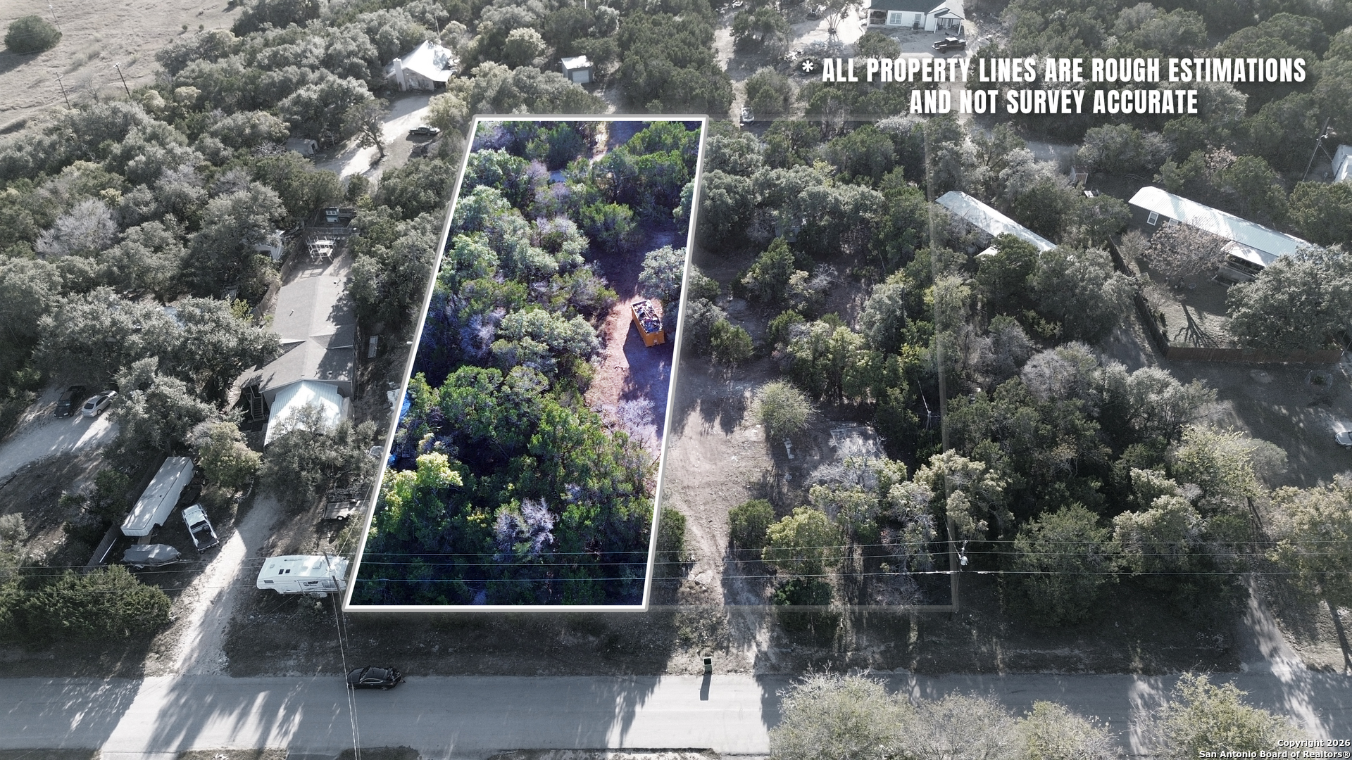 4527 Chamberlain Way Canyon Lake, TX 78133 - Photo 22 of 22 an aerial view of multiple house