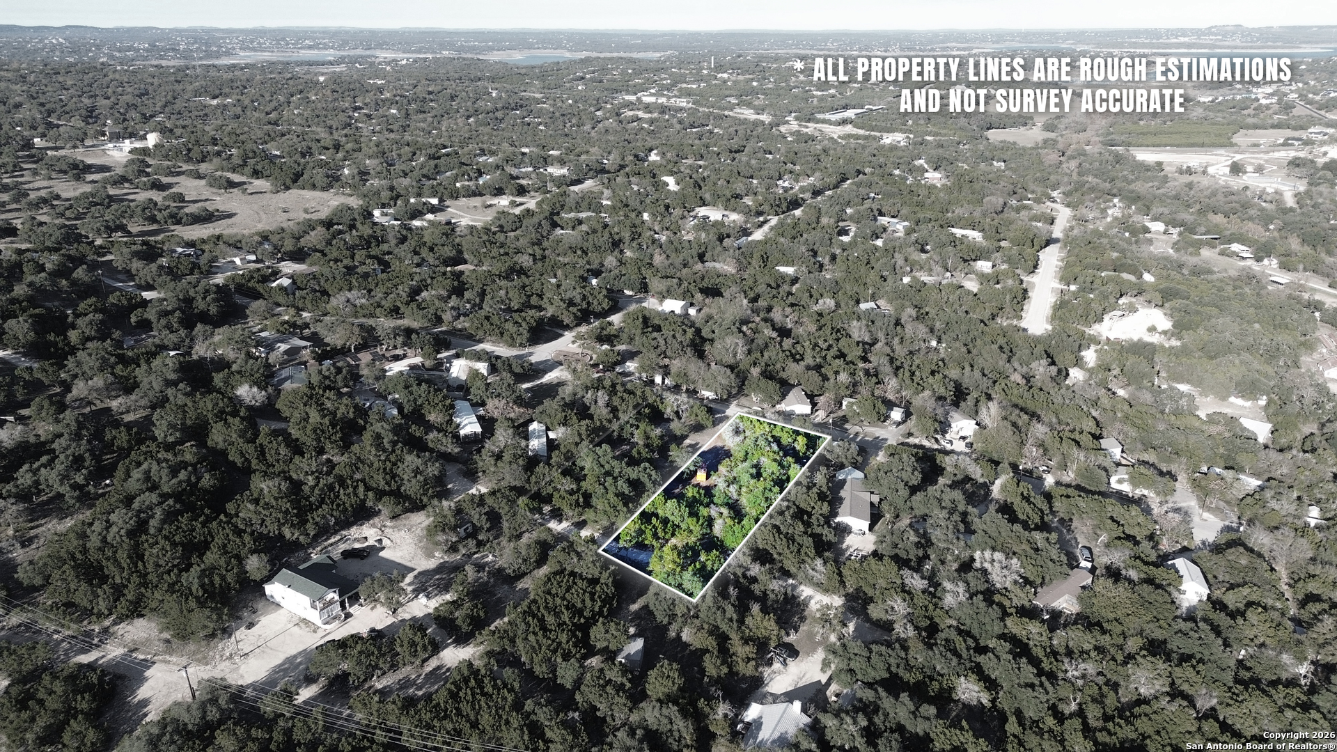 4527 Chamberlain Way Canyon Lake, TX 78133 - Photo 3 of 22 an aerial view of multiple house