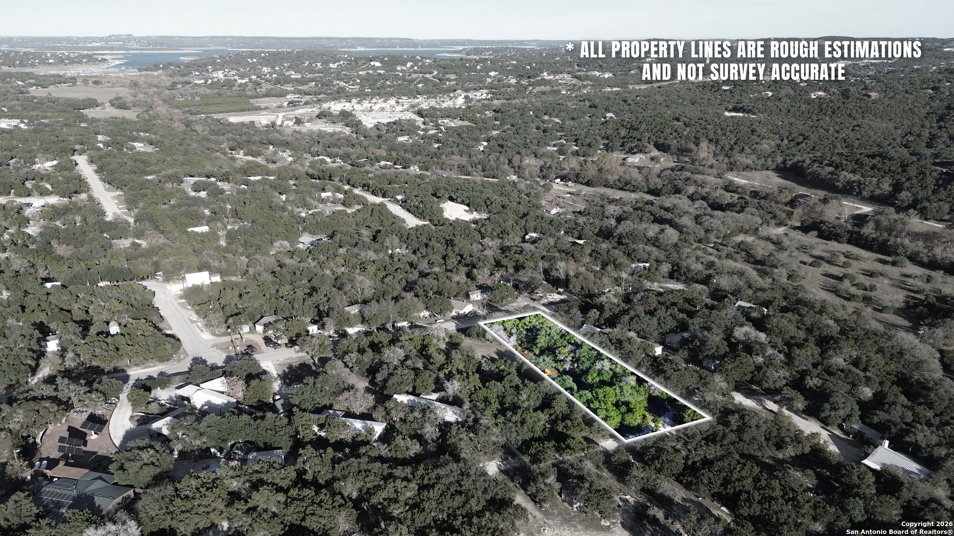 4527 Chamberlain Way Canyon Lake, TX 78133 - Photo 9 of 22 an aerial view of multiple house