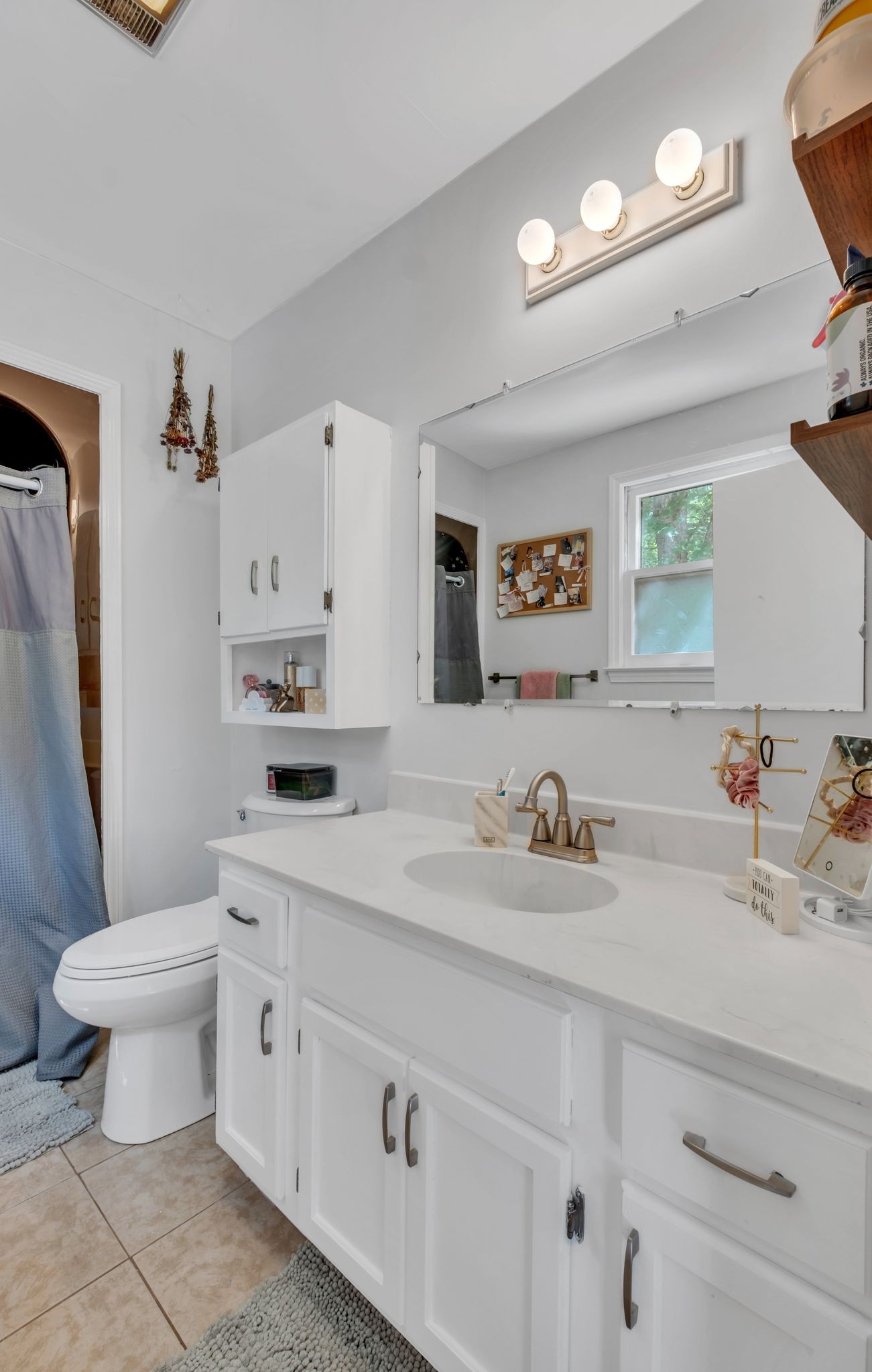 1708 Indian Hills Road Lebanon, TN 37087 - Photo 18 of 34 a bathroom with a toilet sink and mirror