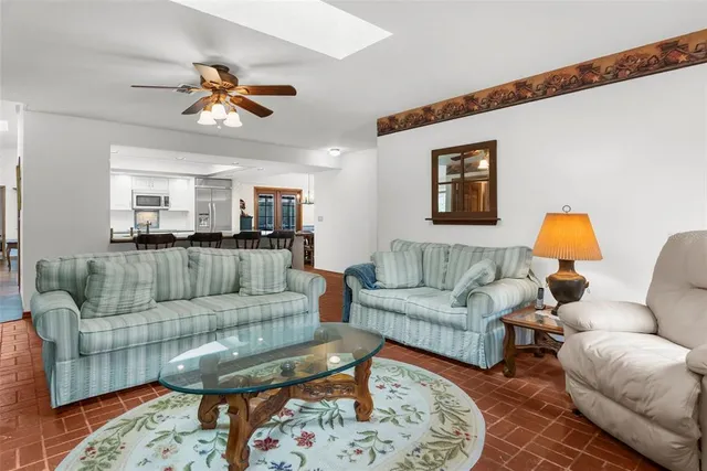 a view of a storage room with racks